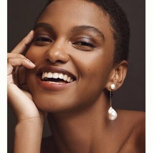 Shashi Petunia Pearl Earrings